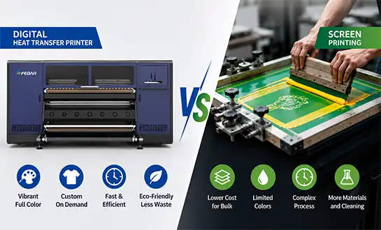 How Does a Digital Textile Film Printer Compare to Screen Printing?